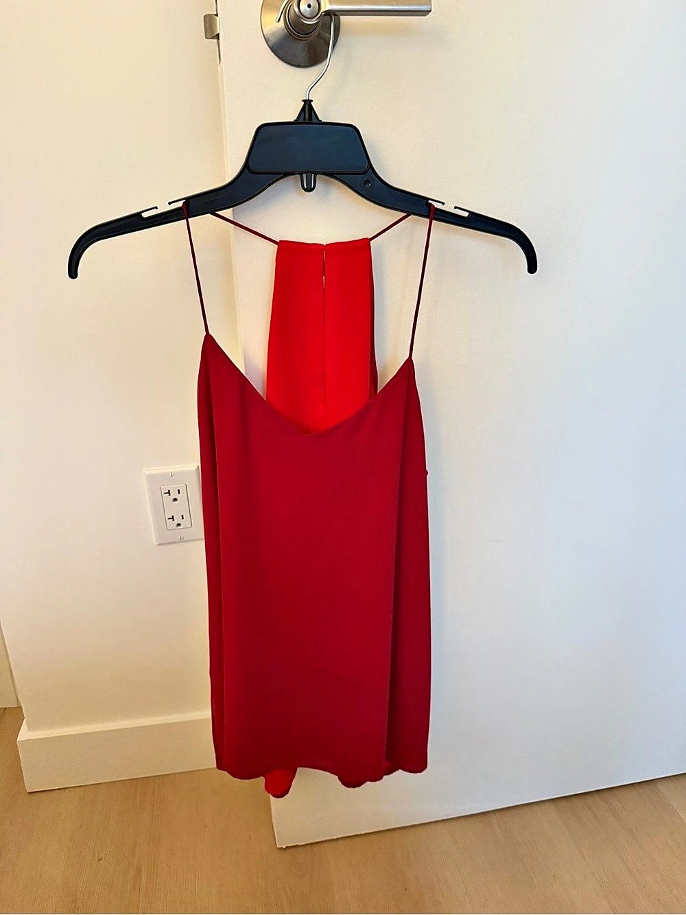 Express Cami Reversible Red Spaghetti Strap Shirt Size Small